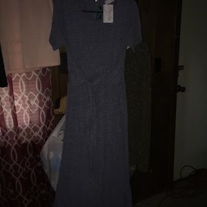 Pink Lily one piece pants with tie belt size small